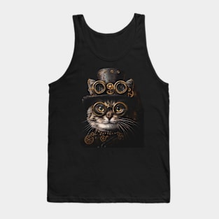 Cat Skull Charms Tank Top